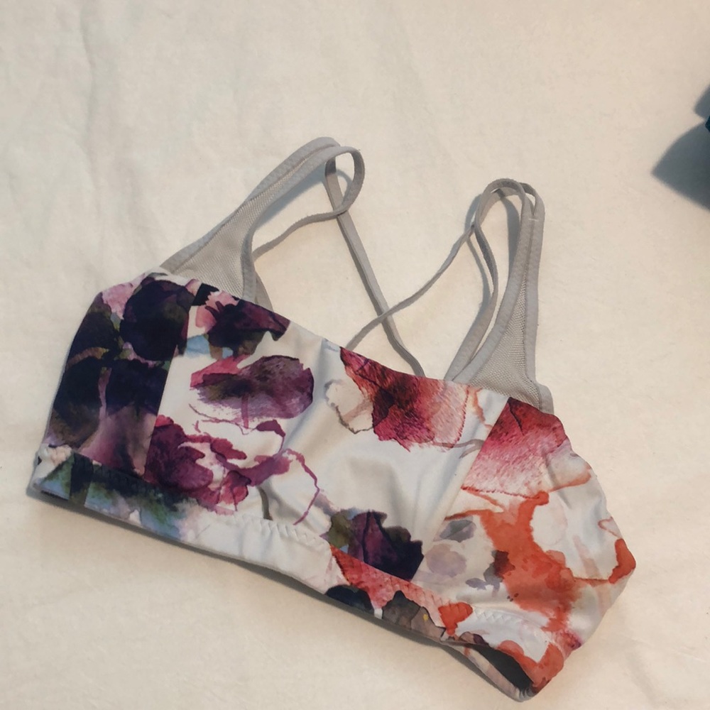 Floral Athleta sports bra